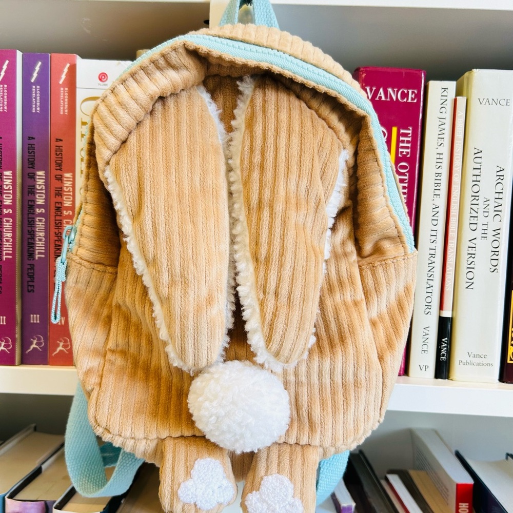 Corduroy Bunny Backpack